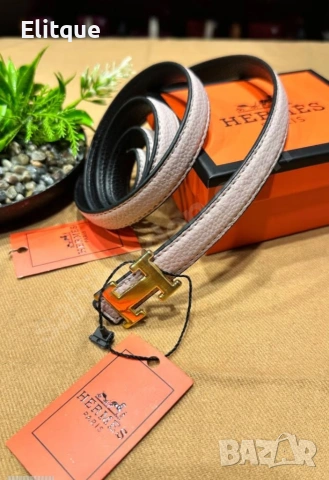 колани от естествена кожа в кутия hermes , снимка 5 - Колани - 53216909