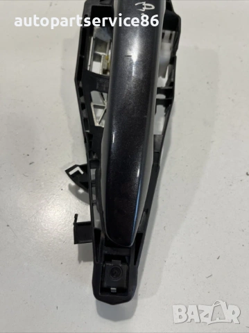 Предна дясна външна дръжка черна за Peugeot 508 1.6 HDI (2012) 9674358680, снимка 2 - Части - 53764014