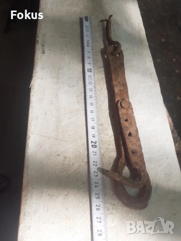 Старо ковано резе мандало за порта, снимка 6 - Антикварни и старинни предмети - 53277175