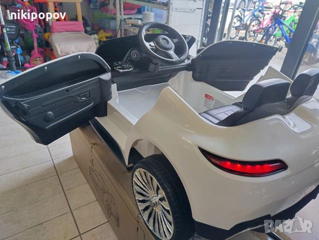 PORSCH Акумулаторна кола DAKOTA бял, снимка 8 - Коли, камиони, мотори, писти - 53849136