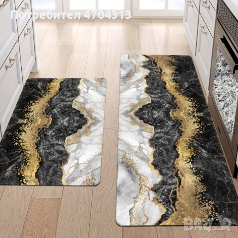 Водоустойчиви постелки комплект 2бр за кухня и баня - различни модели