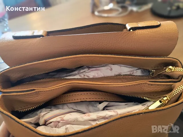 Елегантна дамска чанта Италия "GENUINE LEATHER"
Естествена кожа
Състоя, снимка 3 - Чанти - 47614990