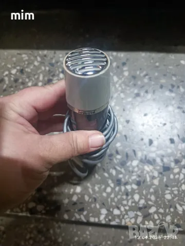 Стар микрофон за магнетофон , снимка 2 - Антикварни и старинни предмети - 49884591