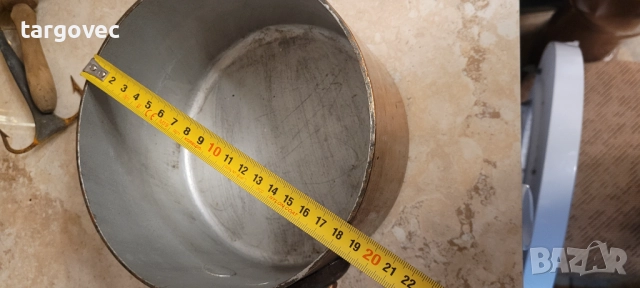 Изключителен ръчно кован френски меден тиган , снимка 3 - Декорация за дома - 52218813