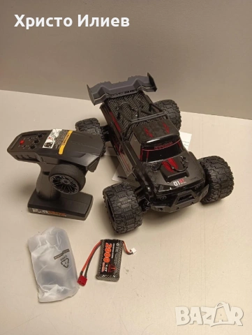 Бъги Кола с дистанционно Пикап KFPlan KF18 Безчеткова 45 км/ч, снимка 4 - Коли, камиони, мотори, писти - 53173771