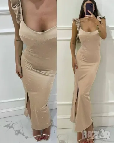 рокли с камъчета и цепка , снимка 6 - Рокли - 50423524