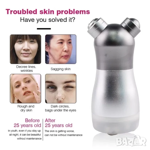 Уред за безиглена мезотерапия, премахва бръчки, стрии, целулит, акне, снимка 6 - Козметични уреди - 52064172