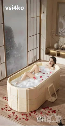 Сгъваема вана за баня, снимка 4 - Други стоки за дома - 52921910