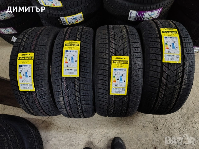 4бр.НОВИ зимни гуми SONIX 245 45 19+275 40 19 DOT25 цена за брой