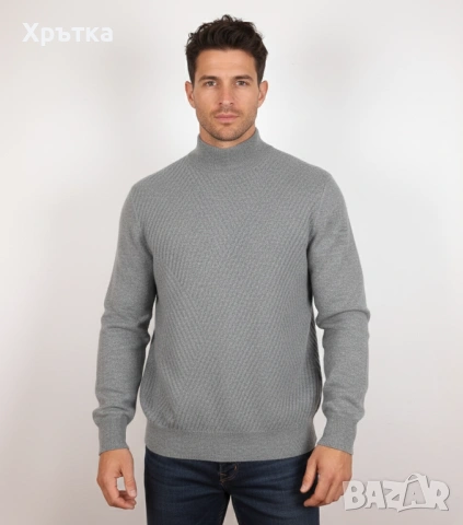 Tom Rusborg - Оригинален мъжки пуловер от 100% кашмир размер XL
