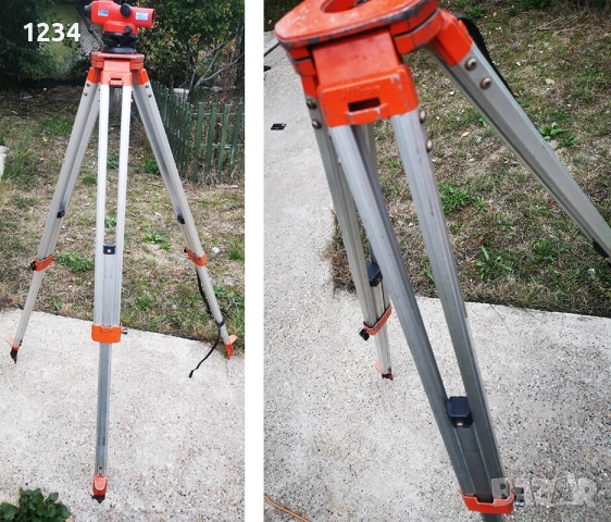 алуминиев трипод NIKON стенд за оптичен нивел (стойка) тринога  