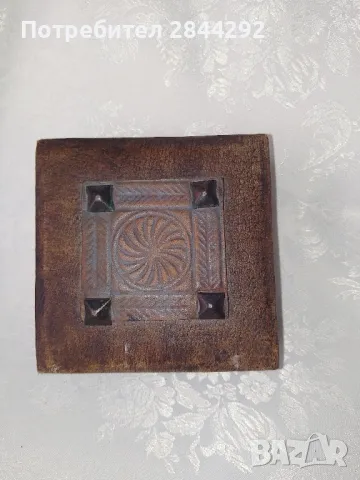 Стара Кожена Кутия, снимка 2 - Декорация за дома - 49784990