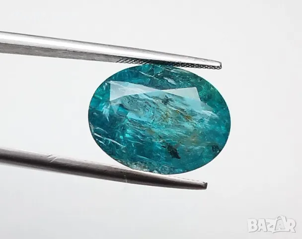 Рядък апатит в голям размер и зелено син цвят - 8.20кт.! Нов!, снимка 12 - Други - 50106351