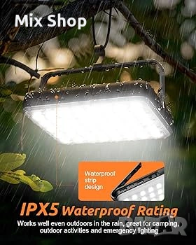 Нова LED къмпинг фенер Eventek с презареждаща се батерия, снимка 5 - Друга електроника - 53910357