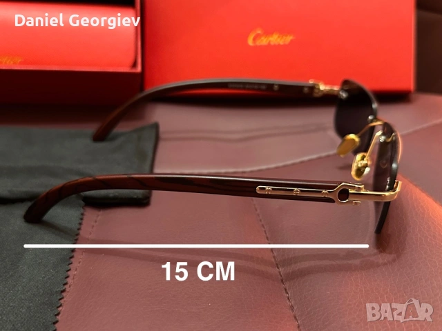 НОВИ Слънчеви очила Cartier безрамкови с пълен комплект аксесоари, снимка 10 - Слънчеви и диоптрични очила - 53925789