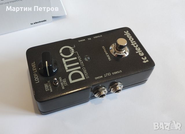 Стерео Луупър Tc electonic DITTO, снимка 1 - Китари - 45401255