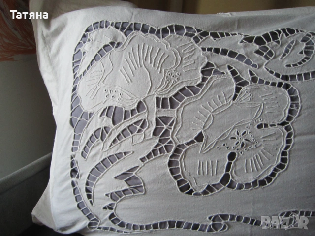 Покривки за спалня /старинни/  ПЛЕТЕНИ ;ЧАРШАФИ ;калъфка и    покривка     А;   АВТЕНТИЧНИ;  ЕЛЕЧЕ, снимка 16 - Покривки за легло - 12555089