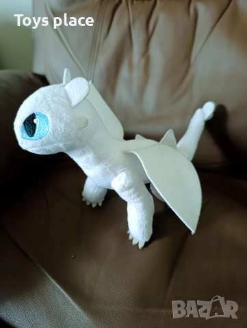 Плюшена играчка How to Train Your Dragon - Light Fury Как да тренираш дракон, снимка 3 - Плюшени играчки - 52813008