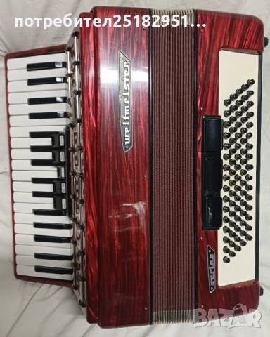 Акордеон 80баса Weltmeister Serino , снимка 1