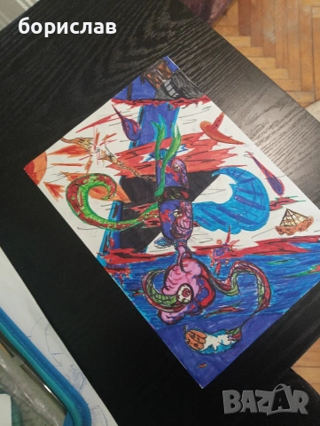 Това е една моя доста интересна картина за окраса или проект., снимка 2 - Картини - 53397540