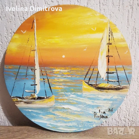 Морски пейзажи, маслена живопис 