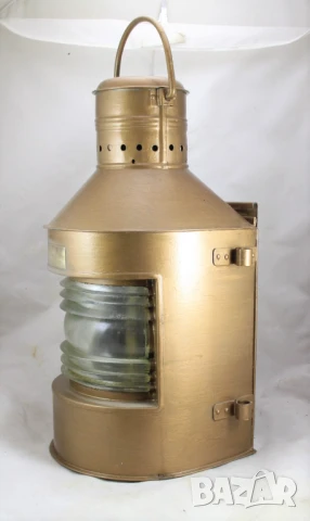 Корабен фенер кърмови от търговски кораб., снимка 2 - Антикварни и старинни предмети - 50468615