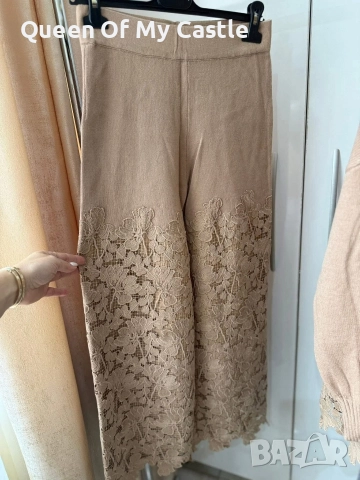 Комплект цвят капучино акцент дантела, снимка 2 - Комплекти - 52587220