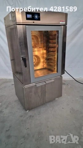 Немски конвектомат-фурна Wieseu със стойка и пароуловител, снимка 8 - Други машини и части - 53657657