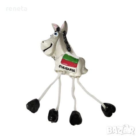 Магнитна фигурка магаре, Керамична, Многоцветна, снимка 1