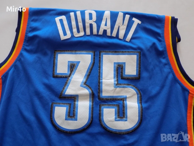 баскетболен потник oklahoma city kevin durant adidas екип блуза тениска фанела худи мъжки оригинал L, снимка 3 - Спортни дрехи, екипи - 39976158