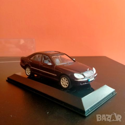 Колекционерска количка Mercedes-Benz S Сlass Maisto 1/43, снимка 18 - Колекции - 46128914