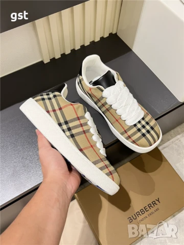 Уникални Редки Burberry Shoes Маратонки Кецове Унисекс Мъжки дамски обувки, снимка 10 - Спортни обувки - 50690667