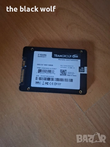 SSD TeamGroup GX2 128GB 2.5” SATA – отлично състояние, снимка 2 - Квартири, нощувки - 53458111