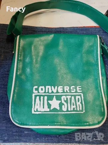 Спортна зелена чанта Converse , снимка 1 - Чанти - 49364005