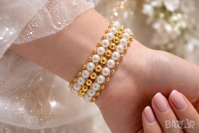 Бижута с естествени, култивирани перли със сертификат, снимка 2 - Подаръци за юбилей - 53582533