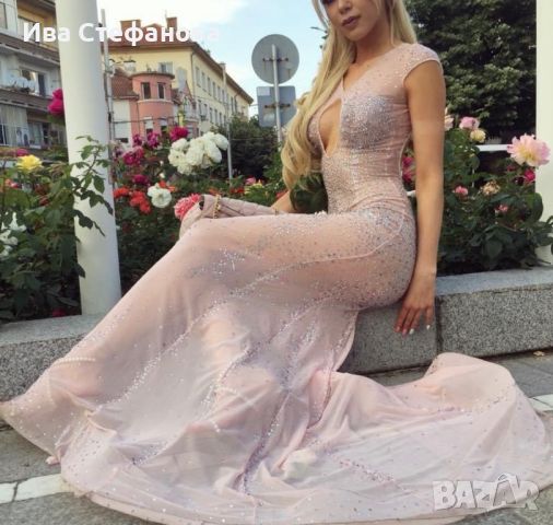  дизайнерска официална рокля desinger Stoyan Radichev Стоян Радичев абитуриентска бална рокля , снимка 2 - Рокли - 45250516