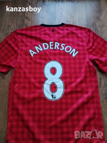 NIKE MANCHESTER UNITED Anderson 2012 2013 HOME SHIRT - страхотна футболна тениска S , снимка 7 - Тениски - 53167254