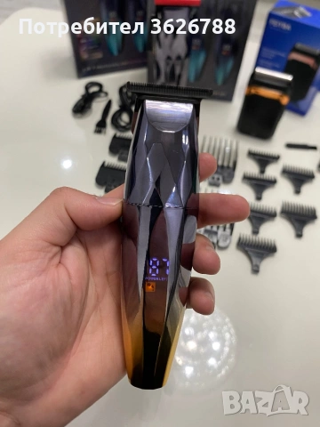 Професионален комлект за постригване, снимка 4 - Фризьорски принадлежности - 53395529