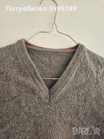 вълнен пуловер мерино hugo boss, снимка 4 - Блузи с дълъг ръкав и пуловери - 45825028