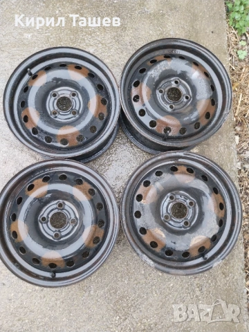 Джанти 15-ки за Шеви Калос\ Опел Корса 4х100; с отвор 56. 6; 6jx15; , снимка 2 - Гуми и джанти - 54006086