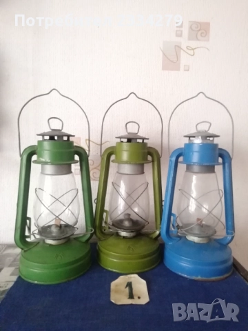 Стари газени фенери, немски, български, чешки, руски. , снимка 3 - Антикварни и старинни предмети - 52455066