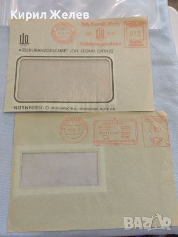 Два стари пощенски пликове с печати редки за КОЛЕКЦИЯ ДЕКОРАЦИЯ 45952, снимка 1 - Филателия - 46259239