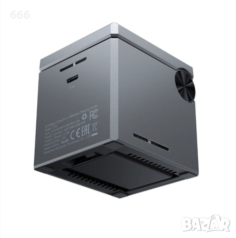 3в1 зарядна станция за телефон, TWS слушалки и Apple Watch, 23W - Acefast (E18) - метално сиво, снимка 11 - Друга електроника - 53359146