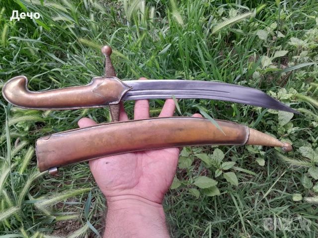 Кавказка кама кинжал килидж Ятаган 36 и 50см, снимка 7 - Антикварни и старинни предмети - 45286701