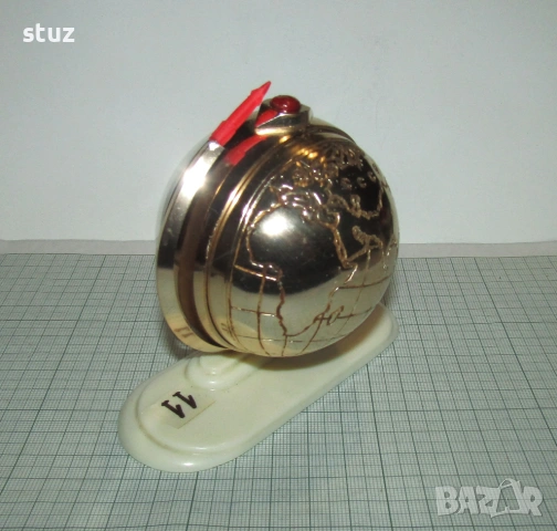 Будилник Слава "Спутник" (No:11), снимка 4 - Антикварни и старинни предмети - 54151489