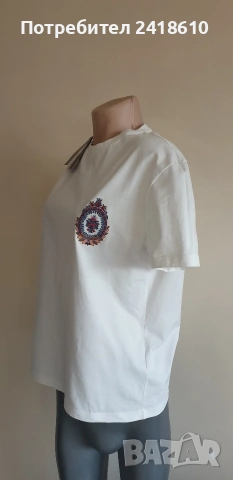 ETRO Milano Cotton Made in Italy Womens Size M НОВО! ОРИГИНАЛ! Дамска Тениска!, снимка 13 - Тениски - 53776132