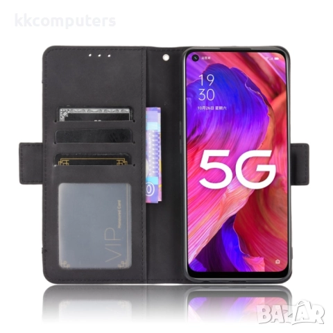 OPPO A54 5G / A74 5G / A93 5G Wallet Калъф и Протектор, снимка 4 - Калъфи, кейсове - 52977661