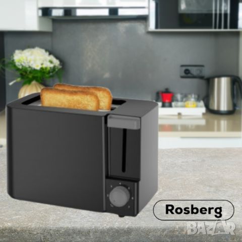 Тостер Rosberg R51440F, 700W, 2филийки, 2 ГОДИНИ ГАРАНЦИЯ, снимка 5 - Тостери - 46668885