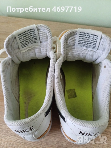 Елегантни кожени маратонки Nike, 38 номер, снимка 4 - Маратонки - 54252919