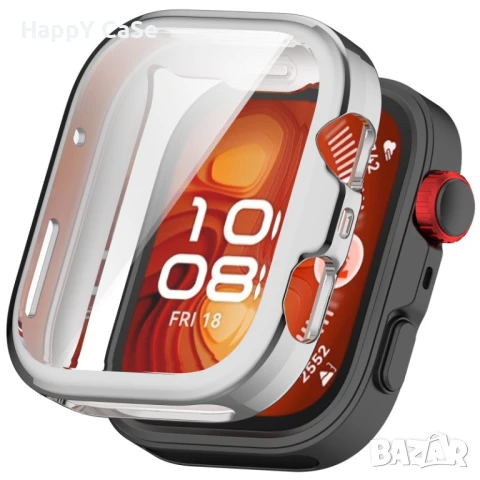 Huawei Watch Fit 4 / 4 Pro / Мек силиконов TPU кейс калъф с протектор, снимка 8 - Смарт гривни - 50633103